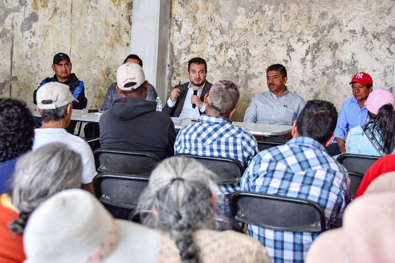Ayuntamiento de Huamantla y ejidatarios de Benito Juárez logran acuerdos en favor de la comunidad
